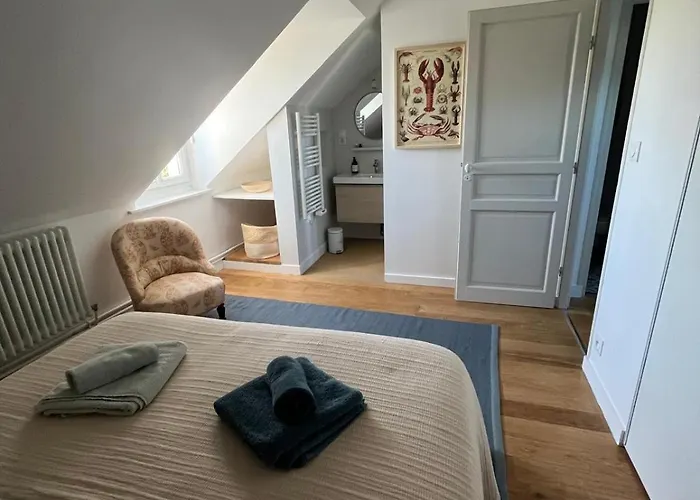 La Petite Luzerne 300m De La Plage, Cosy Et Confortable Maison Renovee Pour 8 펜션 *